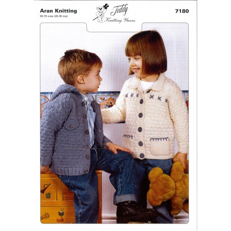Aran Knitting Pattern 7180 10 Per Pack